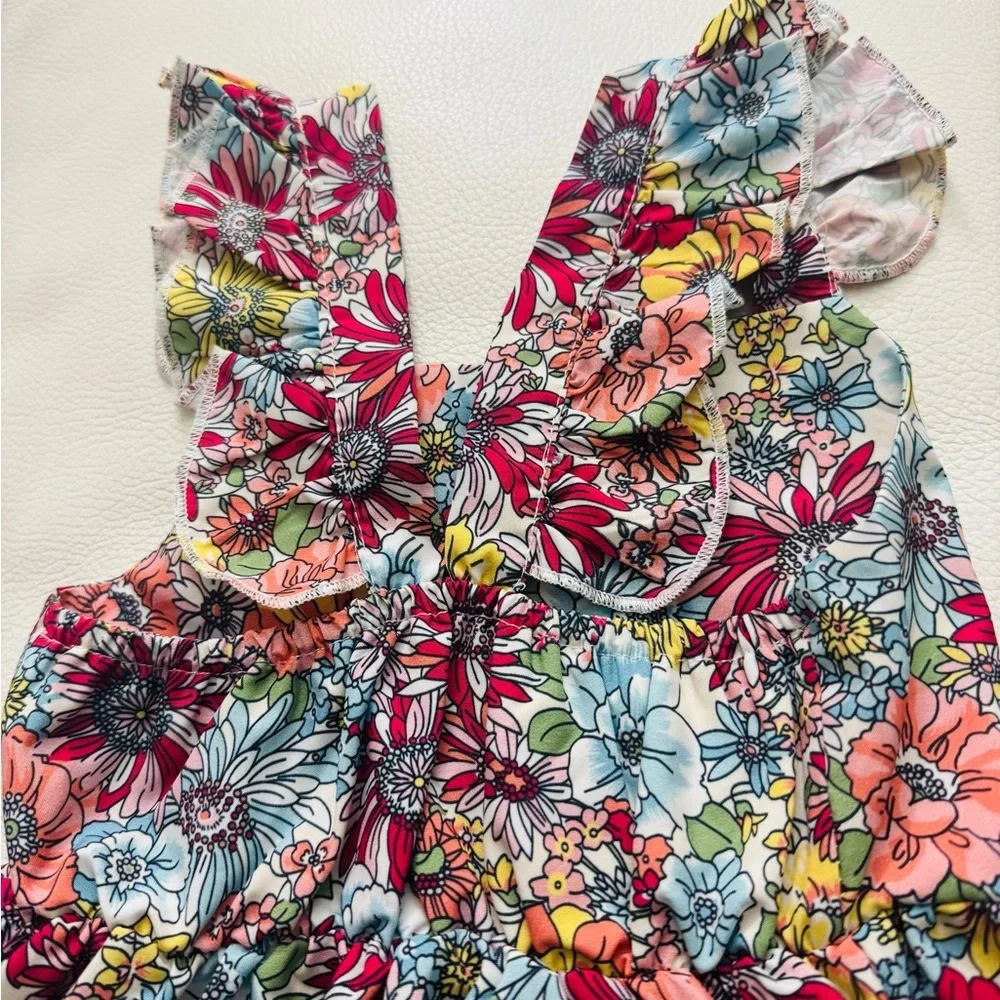 Floral Baby Dress with Matching Bag